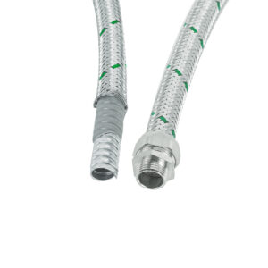 Kovová hadice potažená tenkým EVA s kovovým opletem (EN 45545-2)